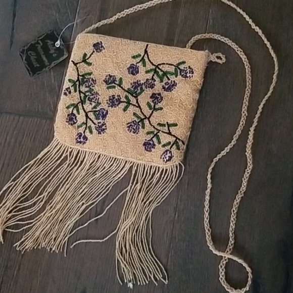 Beaded shoulder bag - Picture 2 of 4